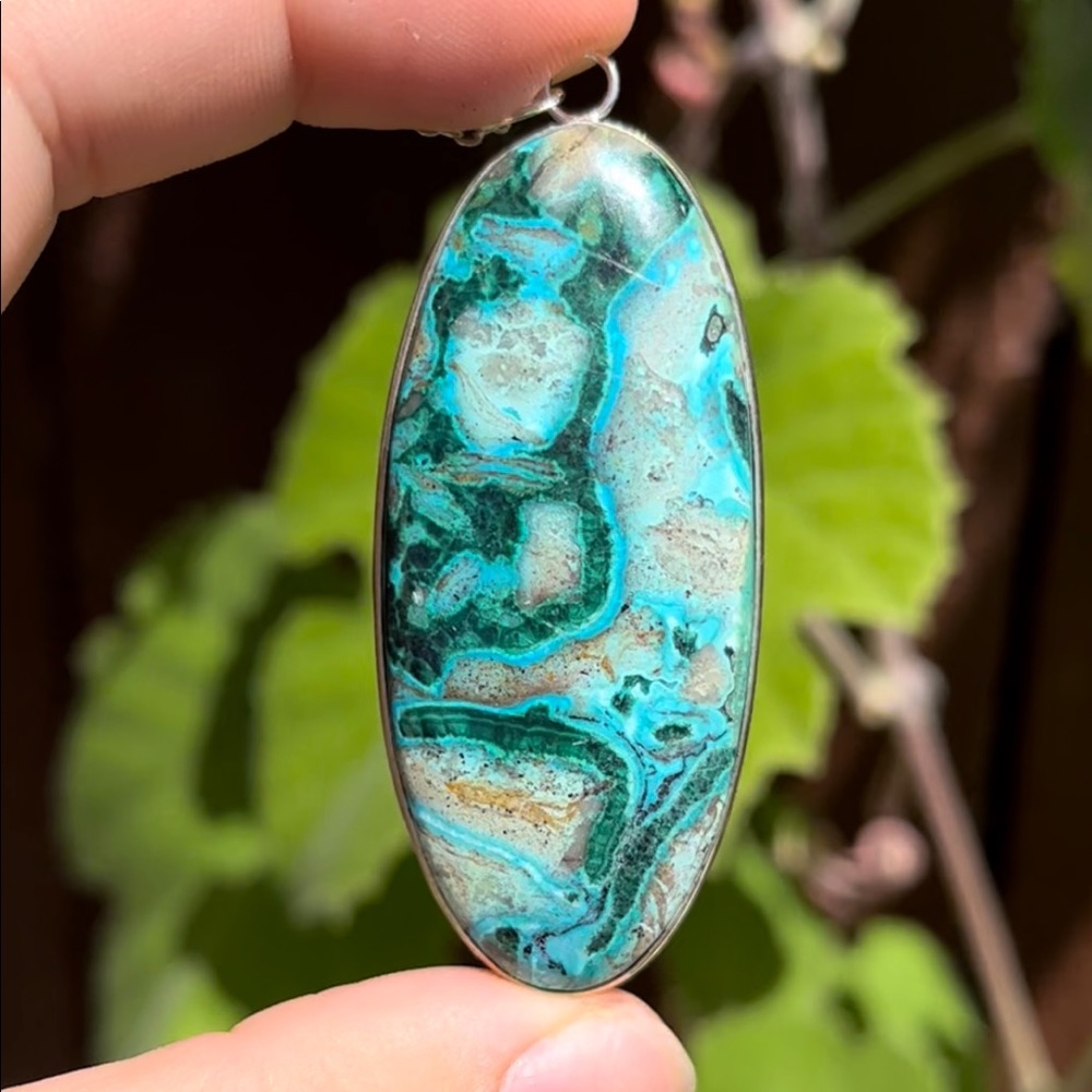 SOLD Malachite & Chrysocolla Necklace